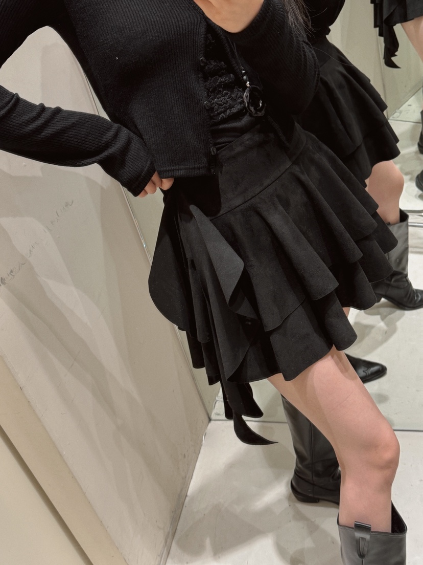 81 MARKET-L東大門㊣直郵女裝新品職業推薦時尚短裙絨面革81 MARKET-L短裙