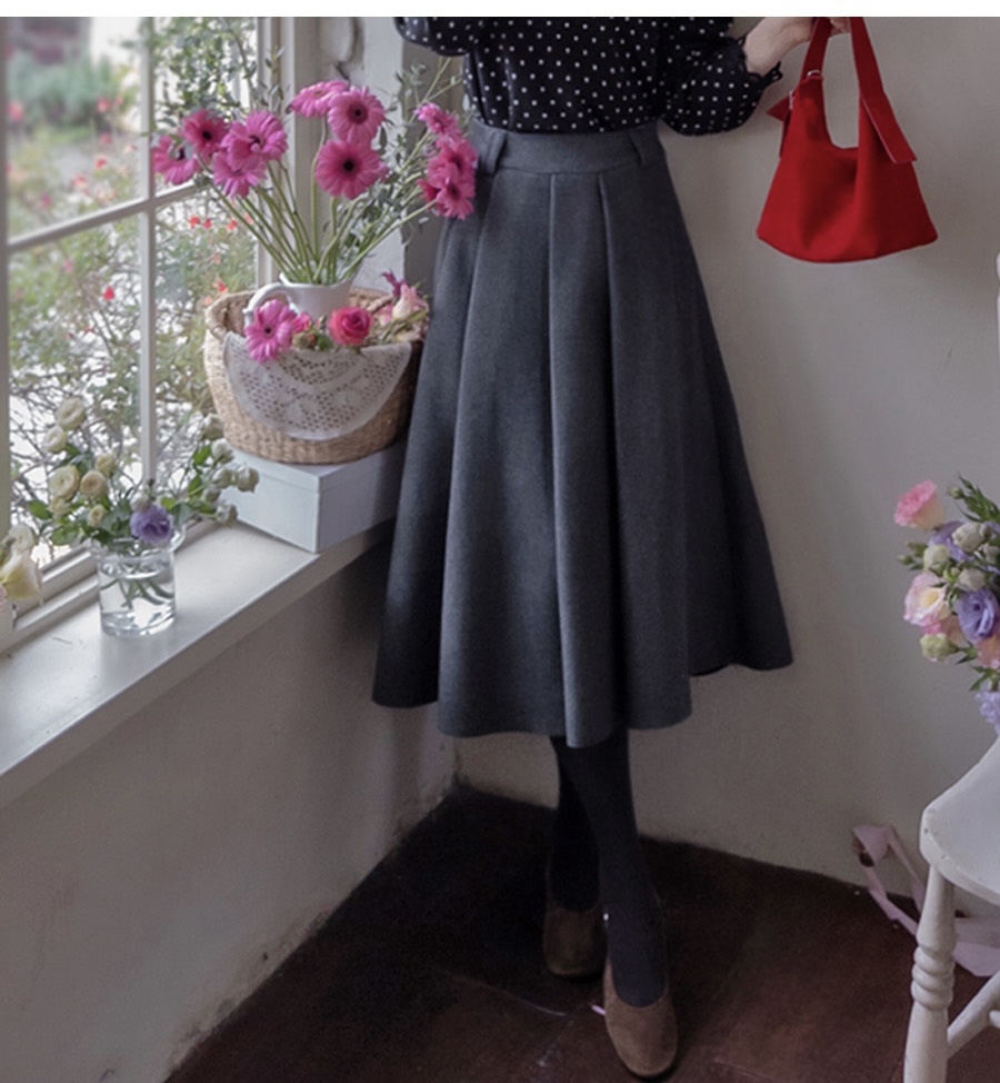 FRILL-T東大門㊣直郵女士新款推薦人氣時尚25秋冬半身裙中短裙FRILL-T半身裙/中短裙