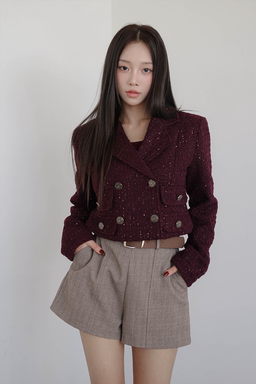 SLIT韓國代購㊣女士新款時尚真品熱賣25秋冬休閑推薦人氣夾克SLIT夾克
