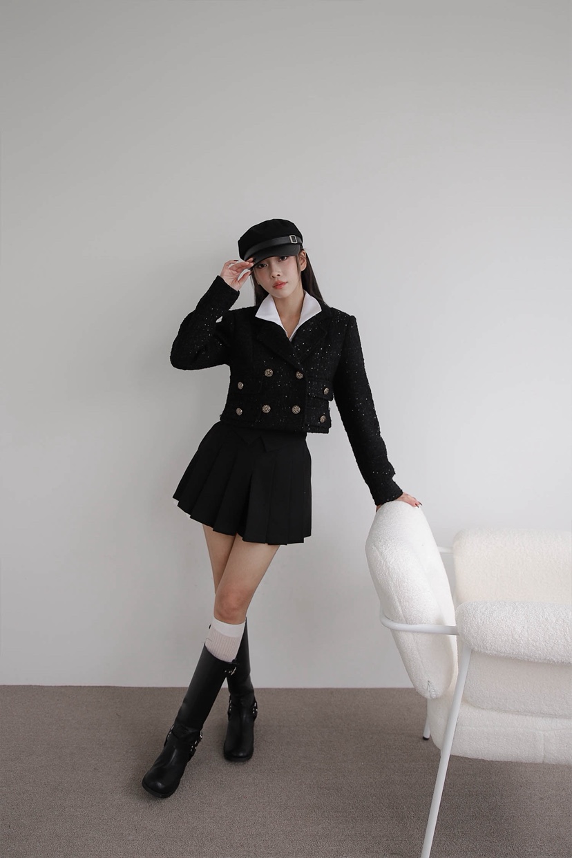 SLIT韓國代購㊣女士新款時尚真品熱賣25秋冬休閑推薦人氣夾克SLIT夾克