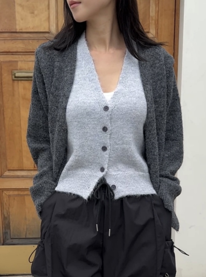 CLASSY-O東大門㊣代購女士新品25秋冬推薦職業針織衫羊毛雙層CLASSY-O針織衫