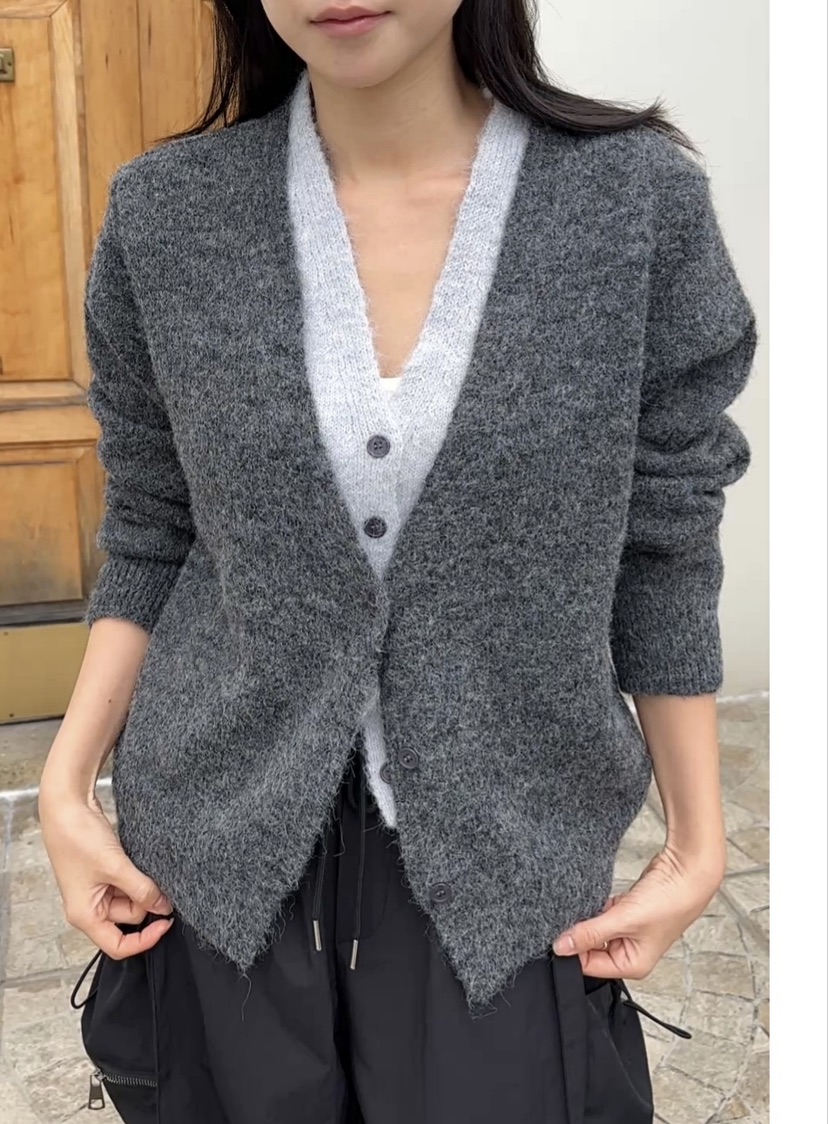 CLASSY-O東大門㊣代購女士新品25秋冬推薦職業針織衫羊毛雙層CLASSY-O針織衫圖色3