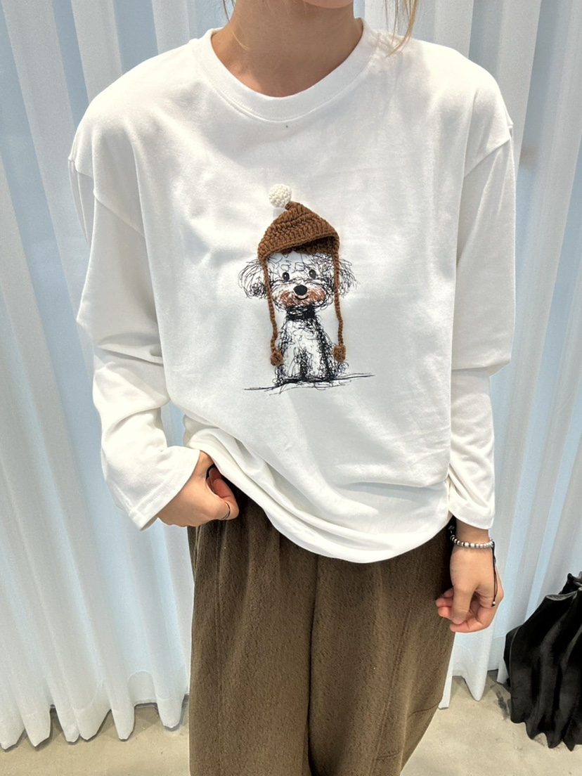 MILLIMETER東大門㊣直郵女士新款人氣熱賣職業推薦真品長袖T恤MILLIMETER/MGML長袖T恤