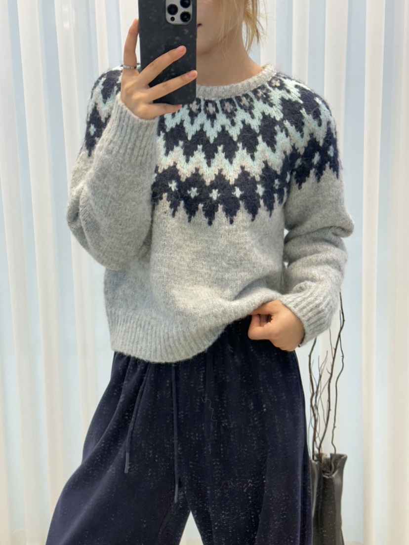 MILLIMETER東大門㊣代購女裝新品25秋冬職業人氣休閑針織衫MILLIMETER/MGML針織衫