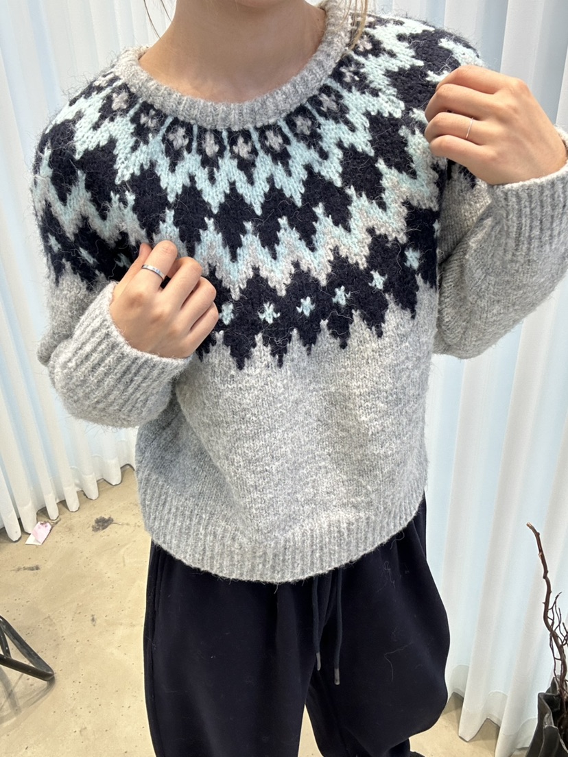MILLIMETER東大門㊣代購女裝新品25秋冬職業人氣休閑針織衫MILLIMETER/MGML針織衫