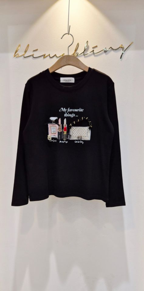 BLING BLING-S東大門㊣代購女士新品休閑時尚25秋冬長袖T恤BLING BLING-S長袖T恤