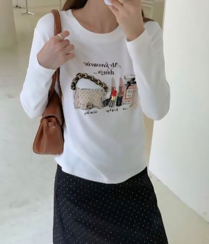 BLING BLING-S東大門㊣代購女士新品休閑時尚25秋冬長袖T恤BLING BLING-S長袖T恤圖色2