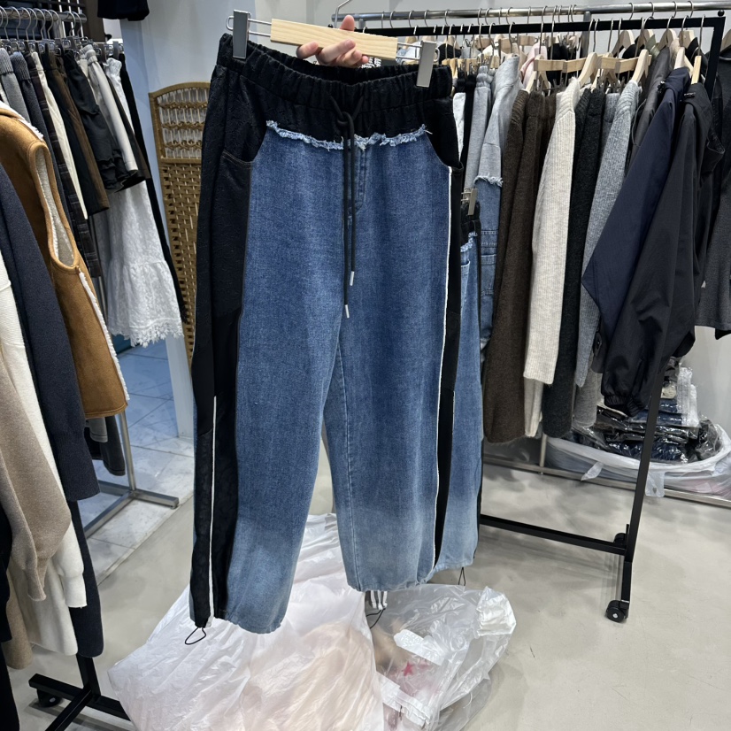 HOT PLACE東大門㊣代購女裝新品職業人氣25秋冬牛仔褲條紋HOT PLACE/DREAM GIRIS牛仔褲圖色2