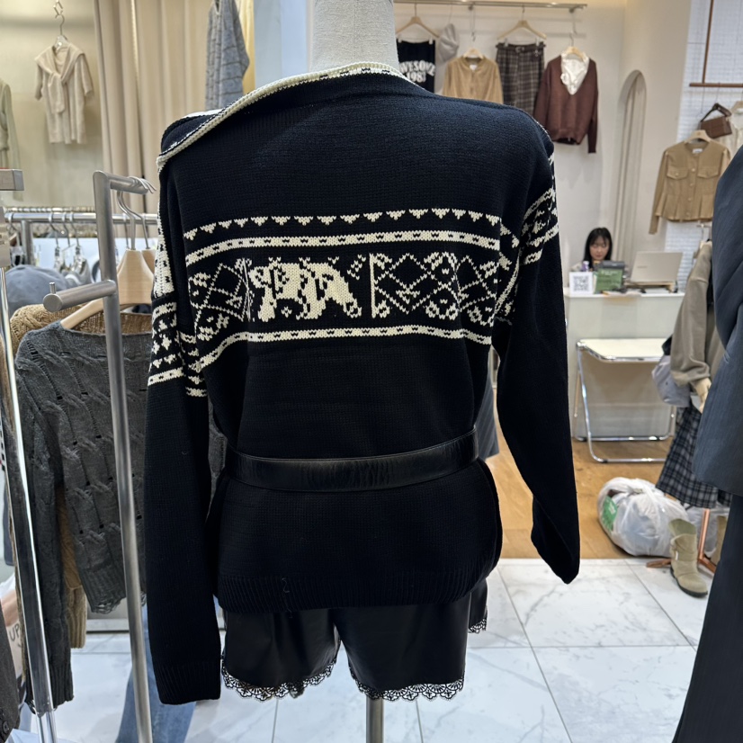 ULTRAORANGE韓國直郵㊣女士新品推薦真品熱賣人氣毛衣不含腰帶GILT/ULTRAORANGE毛衣