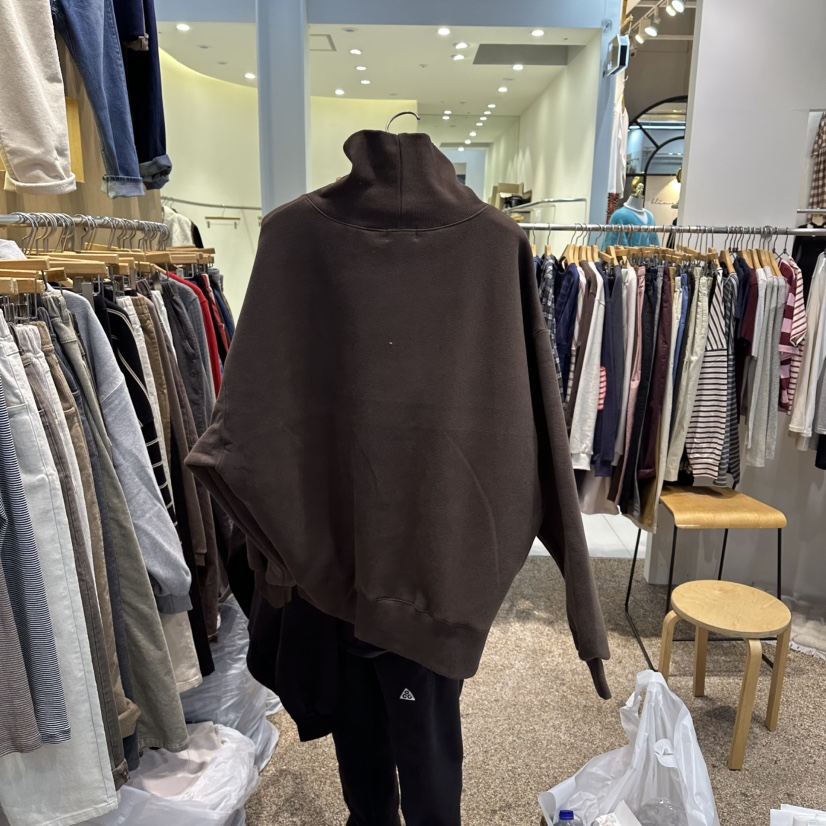 OTGEULY東大門㊣實拍女裝新品熱賣時尚職業休閑衛衣羊毛口袋OTGEULY/衣架牌衛衣