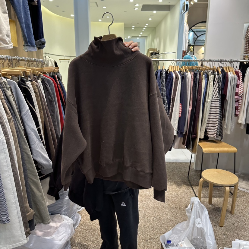 OTGEULY東大門㊣實拍女裝新品熱賣時尚職業休閑衛衣羊毛口袋OTGEULY/衣架牌衛衣圖色2