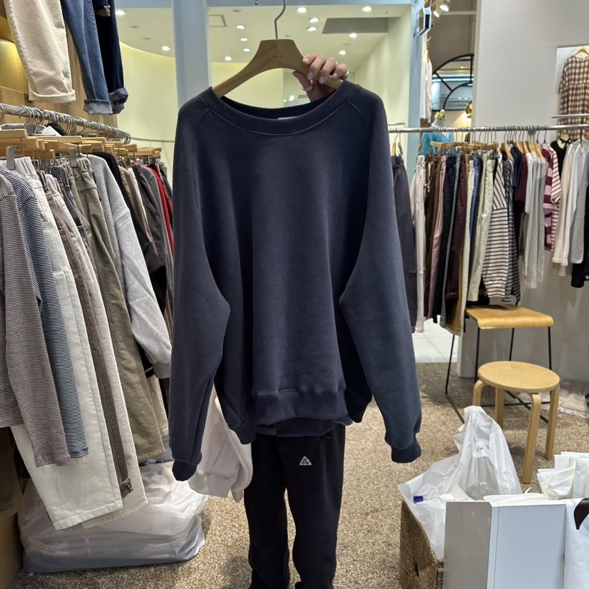 OTGEULY東大門㊣代購女裝新品25秋冬推薦職業休閑衛衣羊毛開衩OTGEULY/衣架牌衛衣圖色2