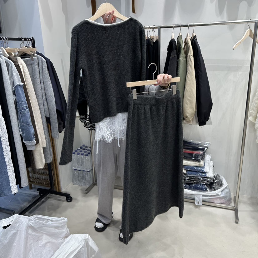 HOT PLACE韓國代購㊣女裝新品休閑時尚熱賣人氣真品套裝蕾絲HOT PLACE/DREAM GIRIS套裝