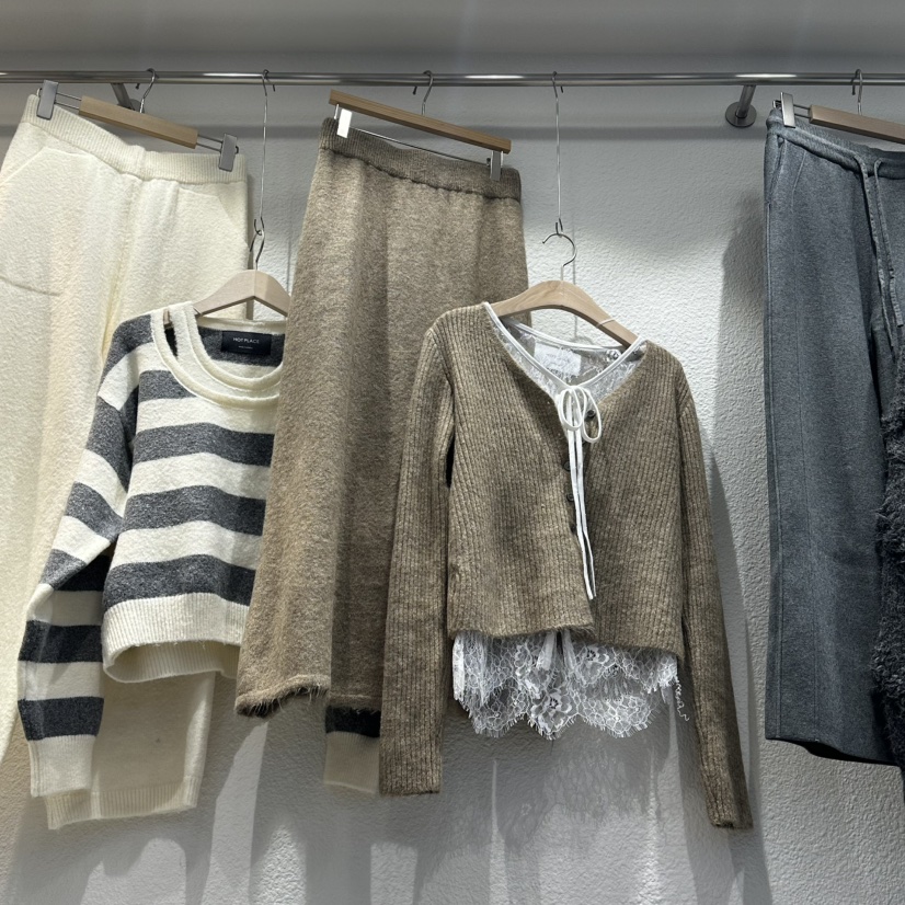 HOT PLACE韓國代購㊣女裝新品休閑時尚熱賣人氣真品套裝蕾絲HOT PLACE/DREAM GIRIS套裝
