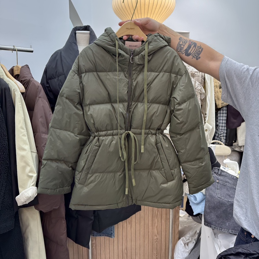DELIGHT-Q東大門㊣直郵女士新品休閑熱賣時尚短款羽絨服鴨絨DELIGHT-Q短款羽絨服圖色2