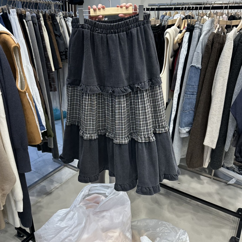 HOT PLACE韓國直郵㊣女裝新品職業時尚人氣休閑25秋冬長裙HOT PLACE/DREAM GIRIS長裙