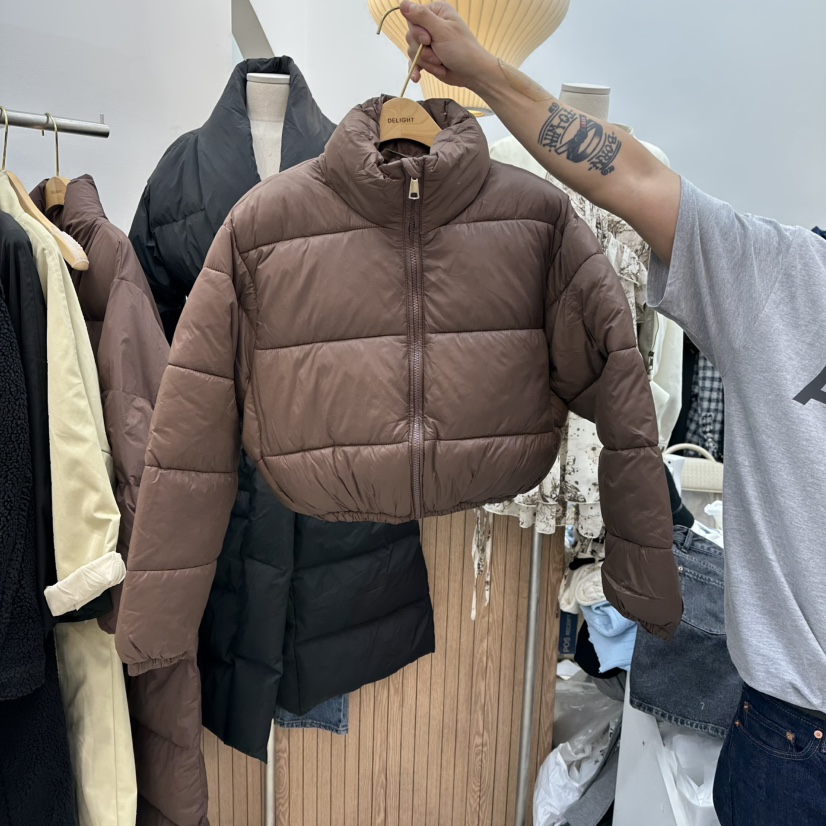 DELIGHT-Q東大門㊣代購女士新款25秋冬休閑推薦短款棉服棉DELIGHT-Q短款棉服圖色4
