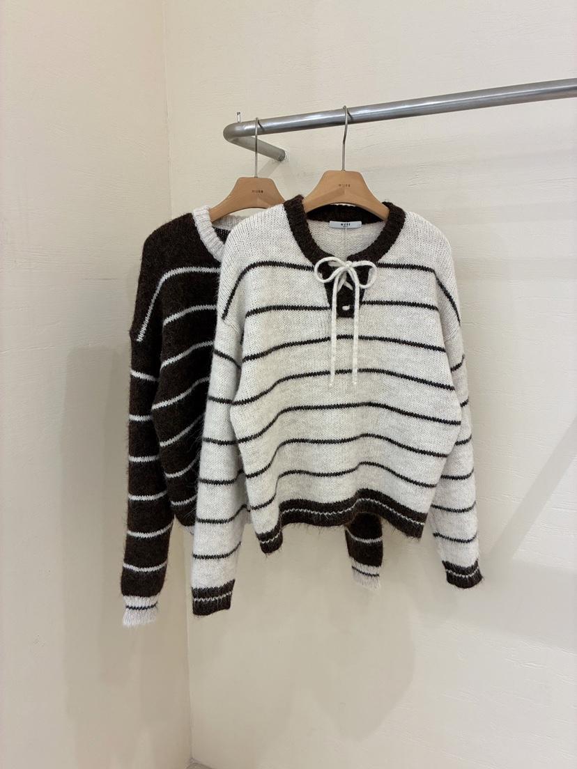 MUSE-P東大門㊣直郵女裝新款真品時尚推薦25秋冬熱賣針織衫MUSE-P針織衫