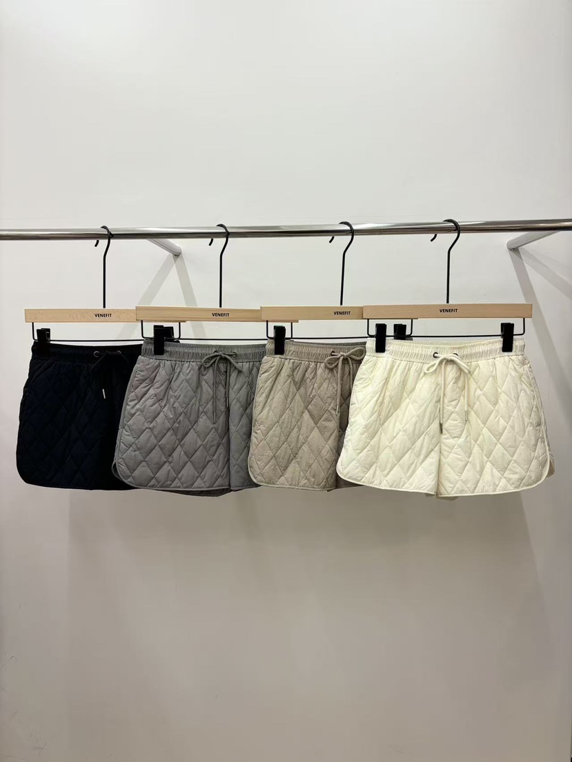 JENNIE韓國直郵㊣女士新品人氣時尚熱賣真品推薦休閑短褲填充JENNIE/VENEFIT短褲圖色3左三色