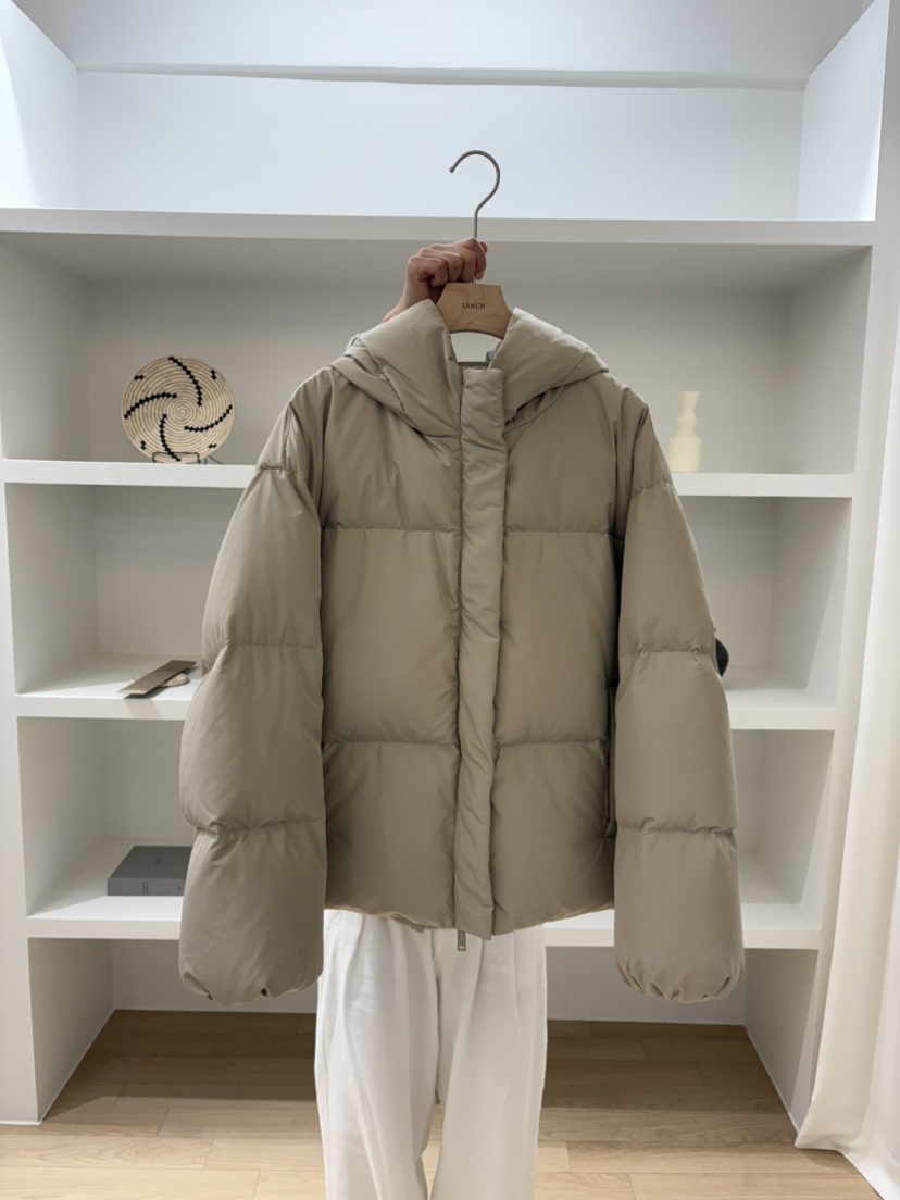 LANCH韓國直郵㊣女士新款熱賣休閑人氣推薦短款棉服連帽鴨絨LANCH短款棉服圖色1