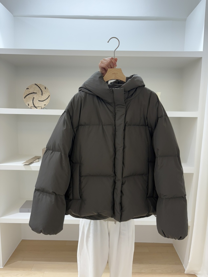 LANCH韓國直郵㊣女士新款熱賣休閑人氣推薦短款棉服連帽鴨絨LANCH短款棉服圖色3