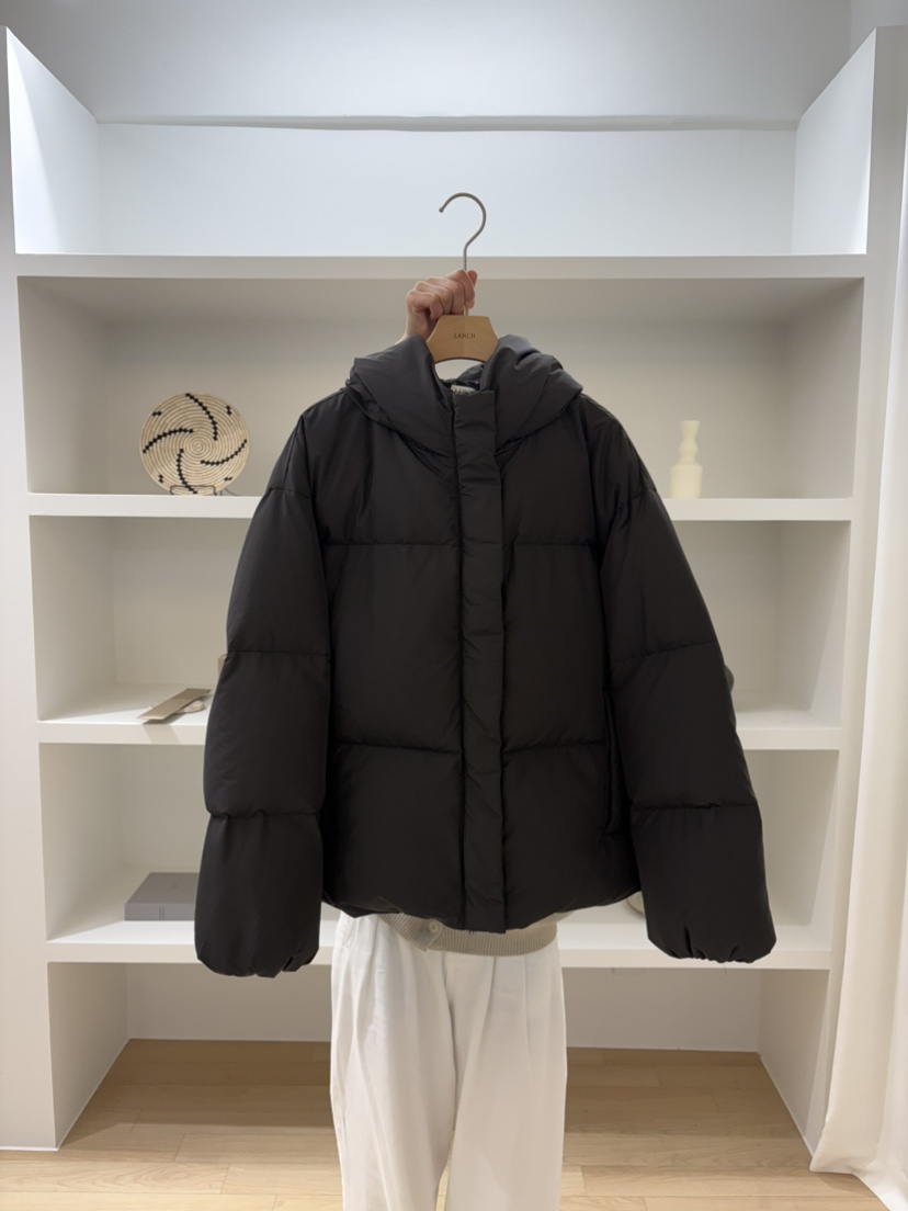 LANCH韓國直郵㊣女士新款熱賣休閑人氣推薦短款棉服連帽鴨絨LANCH短款棉服圖色4