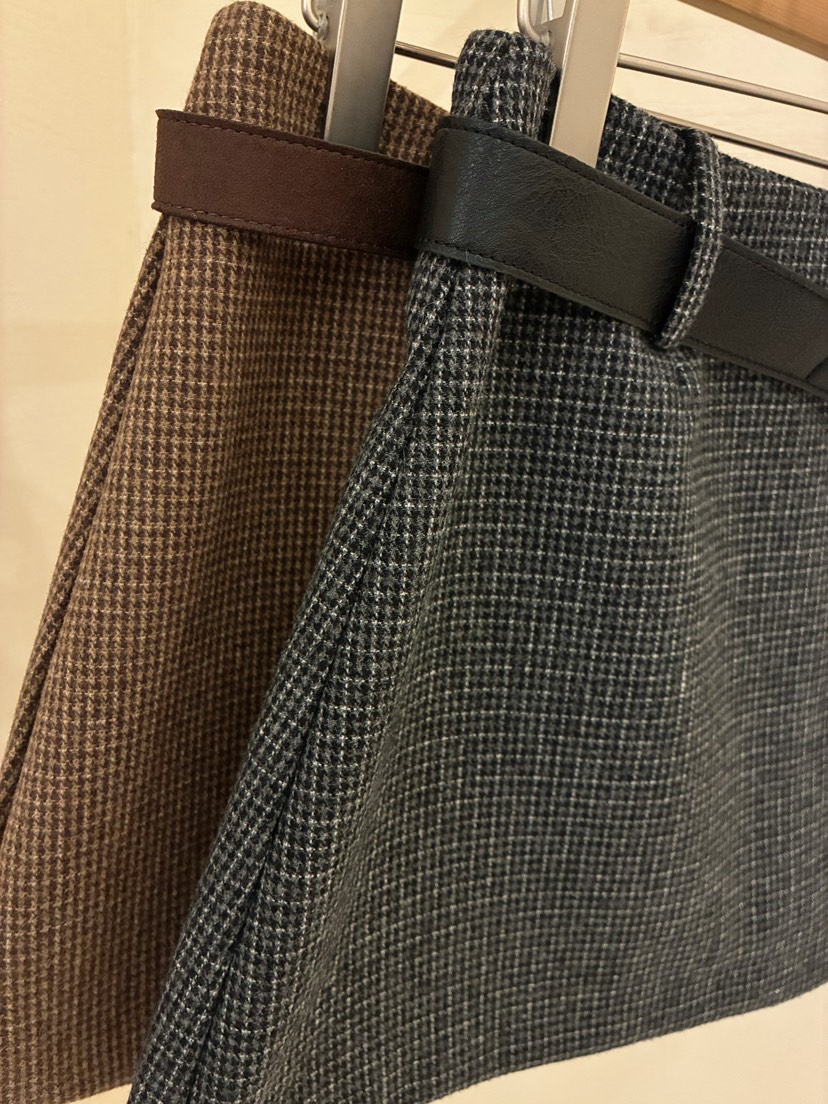 MUSE-P東大門㊣實拍女裝新款熱賣25秋冬推薦休閑職業短裙羊毛MUSE-P短裙