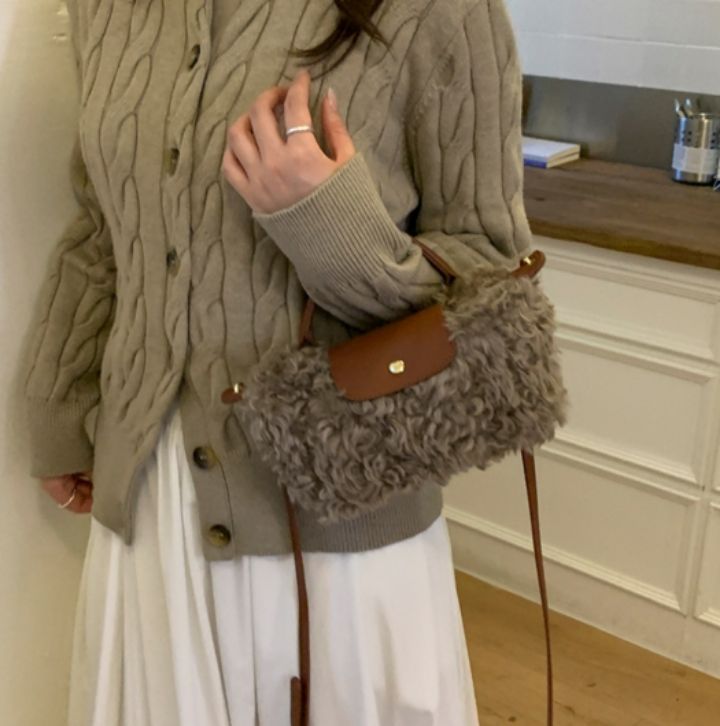 TROUVAILLE東大門㊣實拍女士新款推薦職業時尚熱賣單肩斜跨包TROUVAILLE單肩/斜跨包圖色2