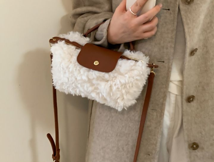 TROUVAILLE東大門㊣實拍女士新款推薦職業時尚熱賣單肩斜跨包TROUVAILLE單肩/斜跨包圖色3