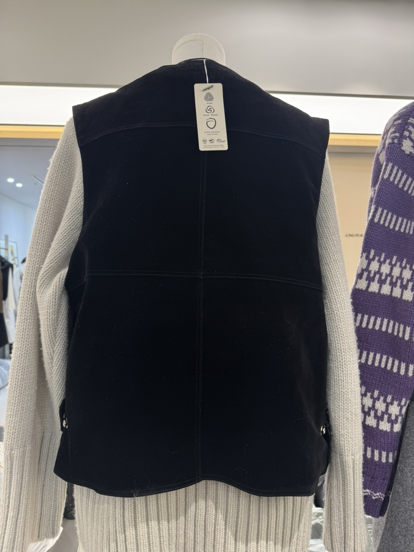 OLI SEOUL東大門㊣代購女士新款真品推薦職業人氣馬甲口袋OLI SEOUL馬甲