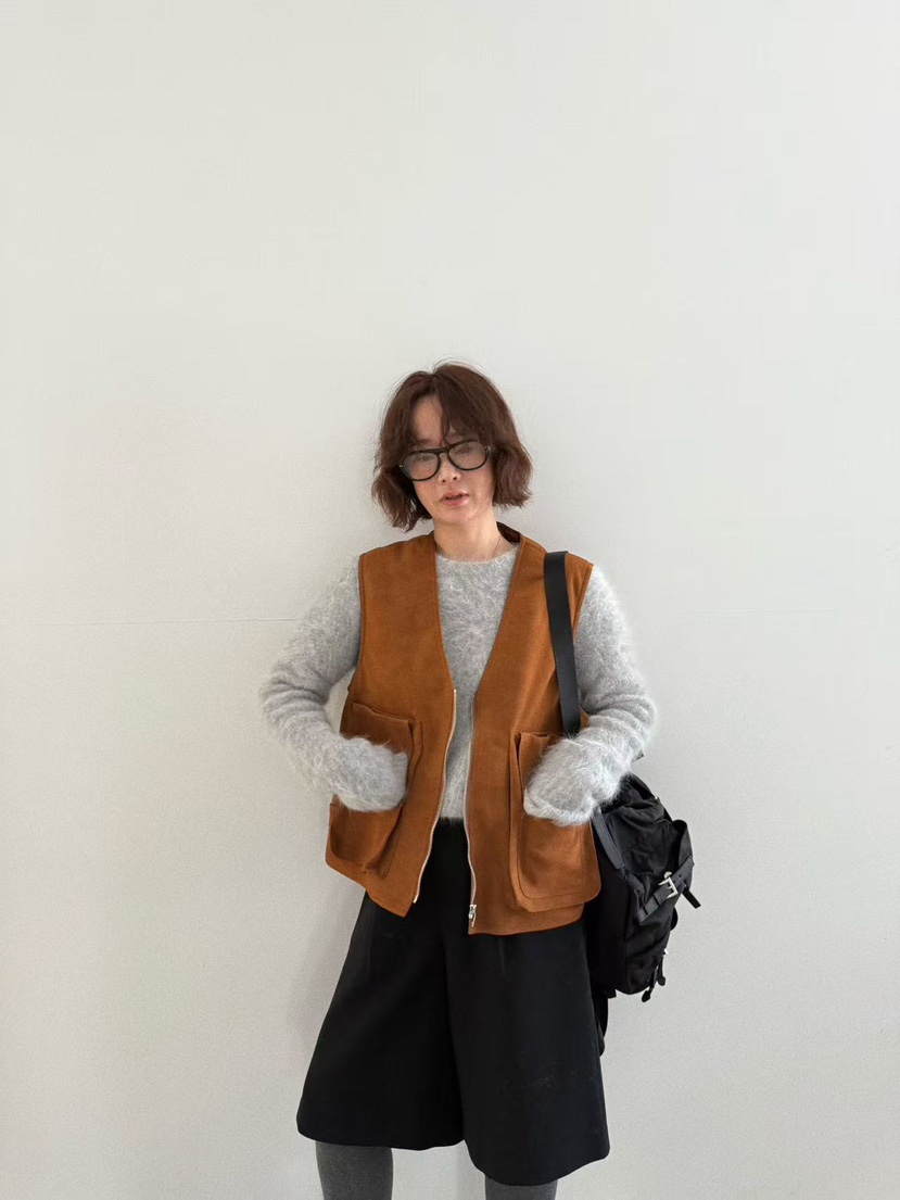 OLI SEOUL東大門㊣代購女士新款真品推薦職業人氣馬甲口袋OLI SEOUL馬甲