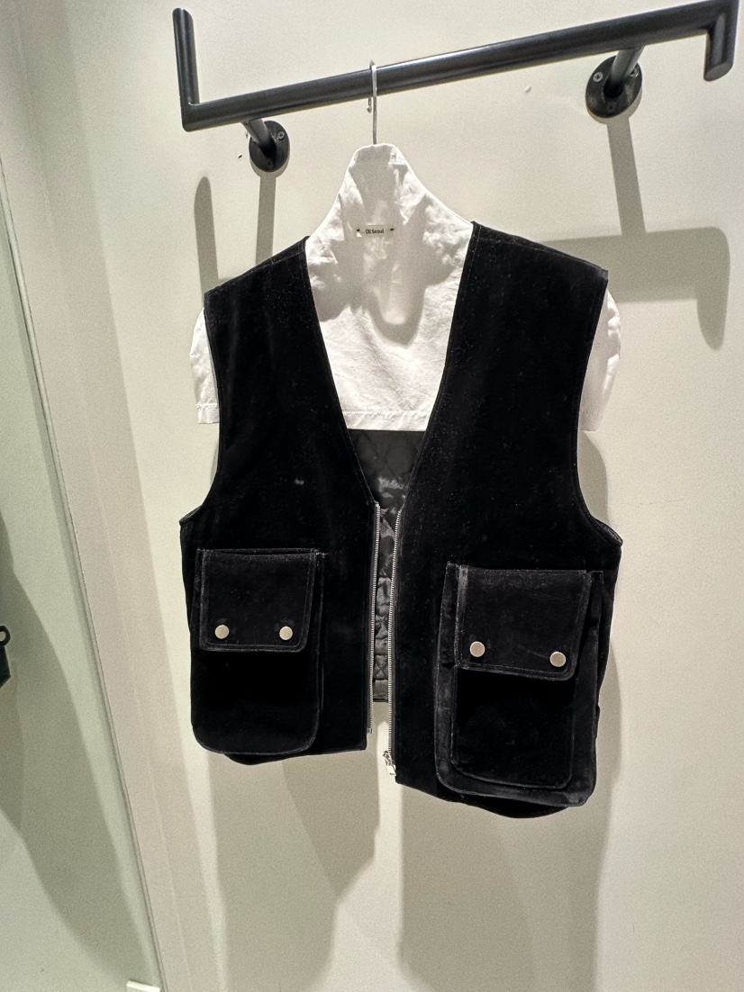 OLI SEOUL東大門㊣代購女士新款真品推薦職業人氣馬甲口袋OLI SEOUL馬甲圖色2