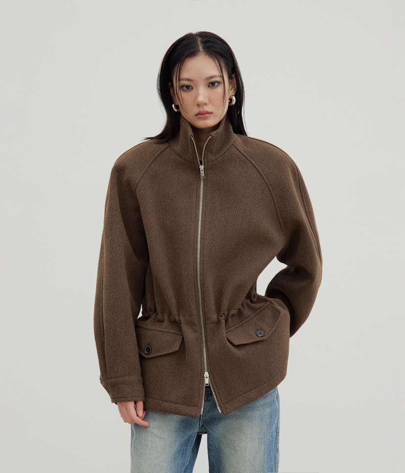 STAGE東大門㊣代購女裝新品熱賣時尚真品25秋冬職業休閑夾克STAGE夾克