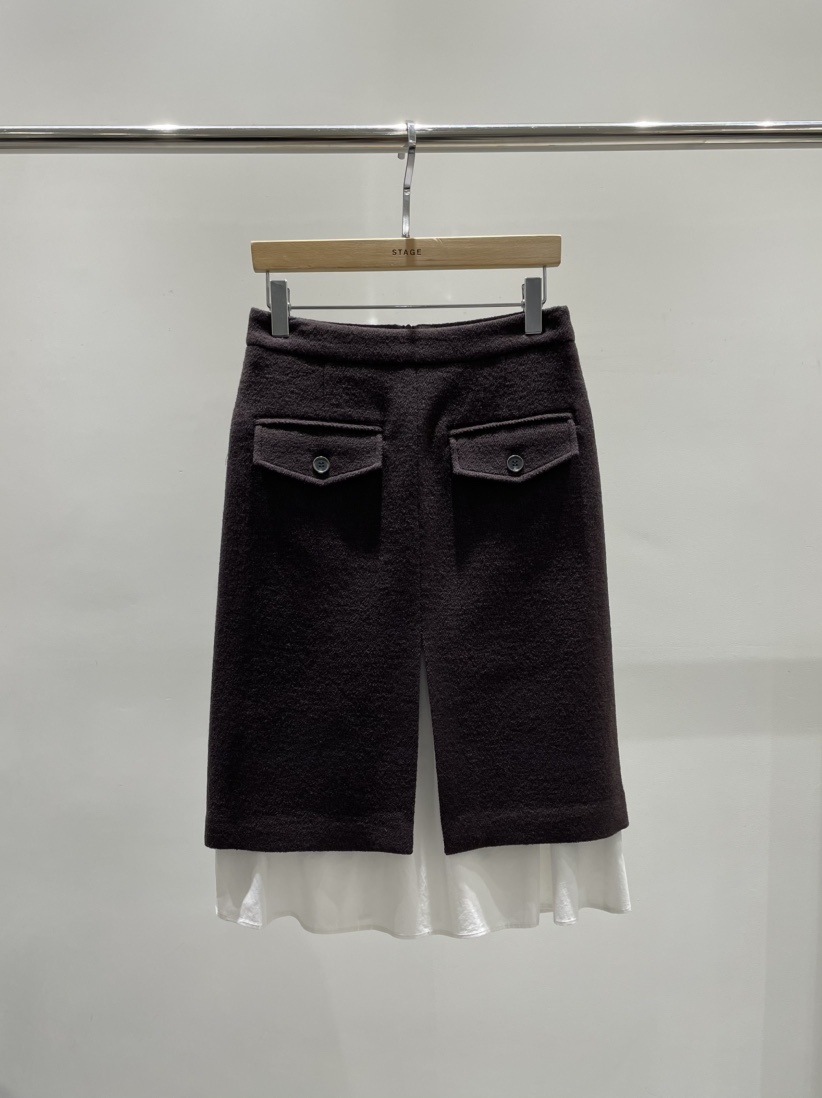 STAGE韓國直郵㊣女裝新款25秋冬推薦休閑人氣真品半身裙中短裙STAGE半身裙/中短裙