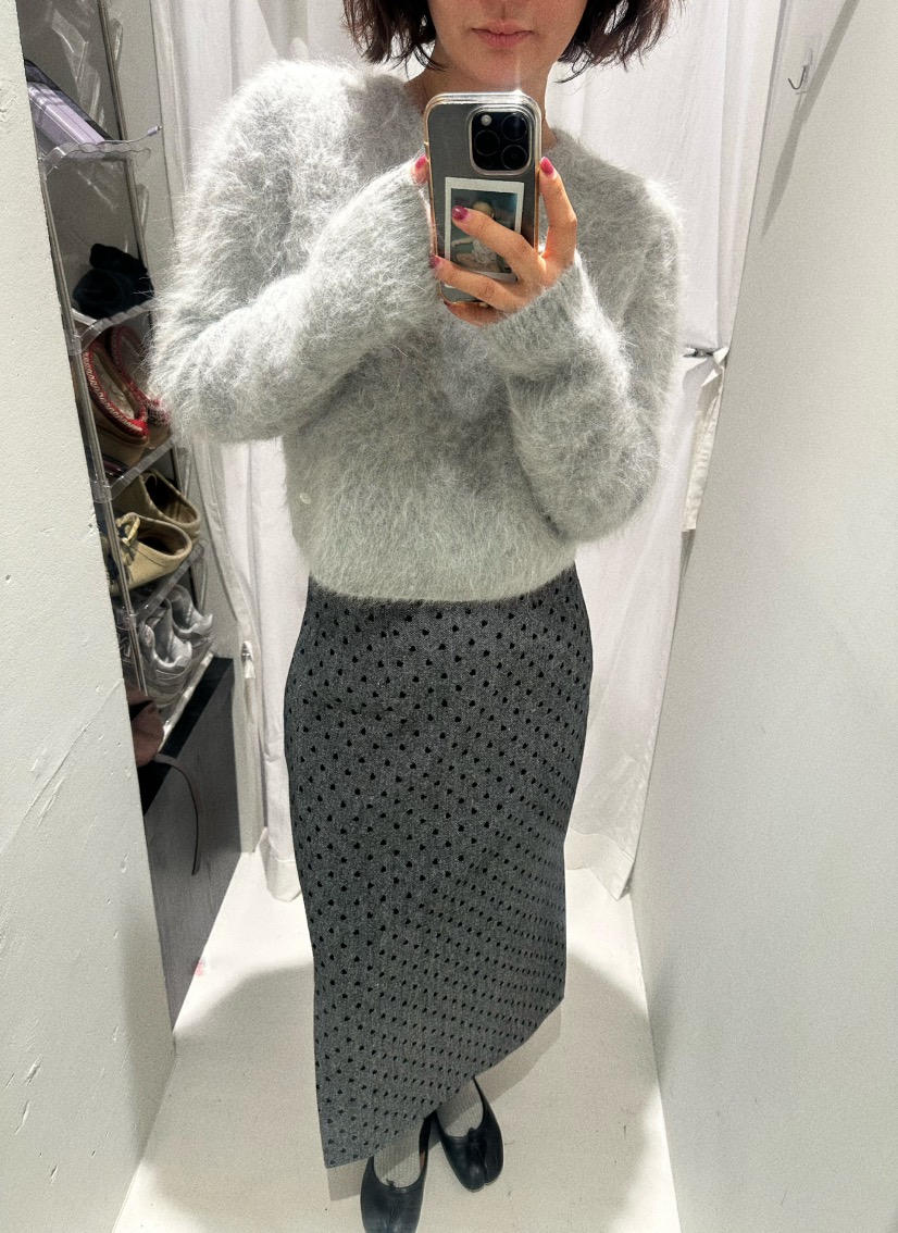 OLI SEOUL韓國代購㊣女士新品熱賣真品職業時尚人氣25秋冬長裙OLI SEOUL長裙