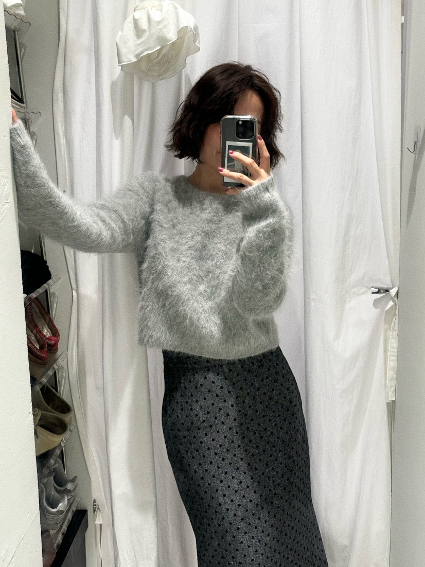 OLI SEOUL韓國代購㊣女士新品熱賣真品職業時尚人氣25秋冬長裙OLI SEOUL長裙