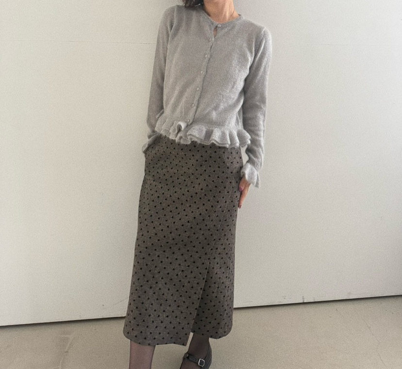 OLI SEOUL韓國代購㊣女士新品熱賣真品職業時尚人氣25秋冬長裙OLI SEOUL長裙