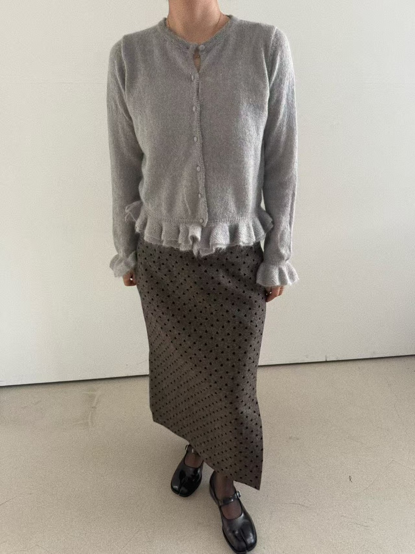 OLI SEOUL韓國代購㊣女士新品熱賣真品職業時尚人氣25秋冬長裙OLI SEOUL長裙