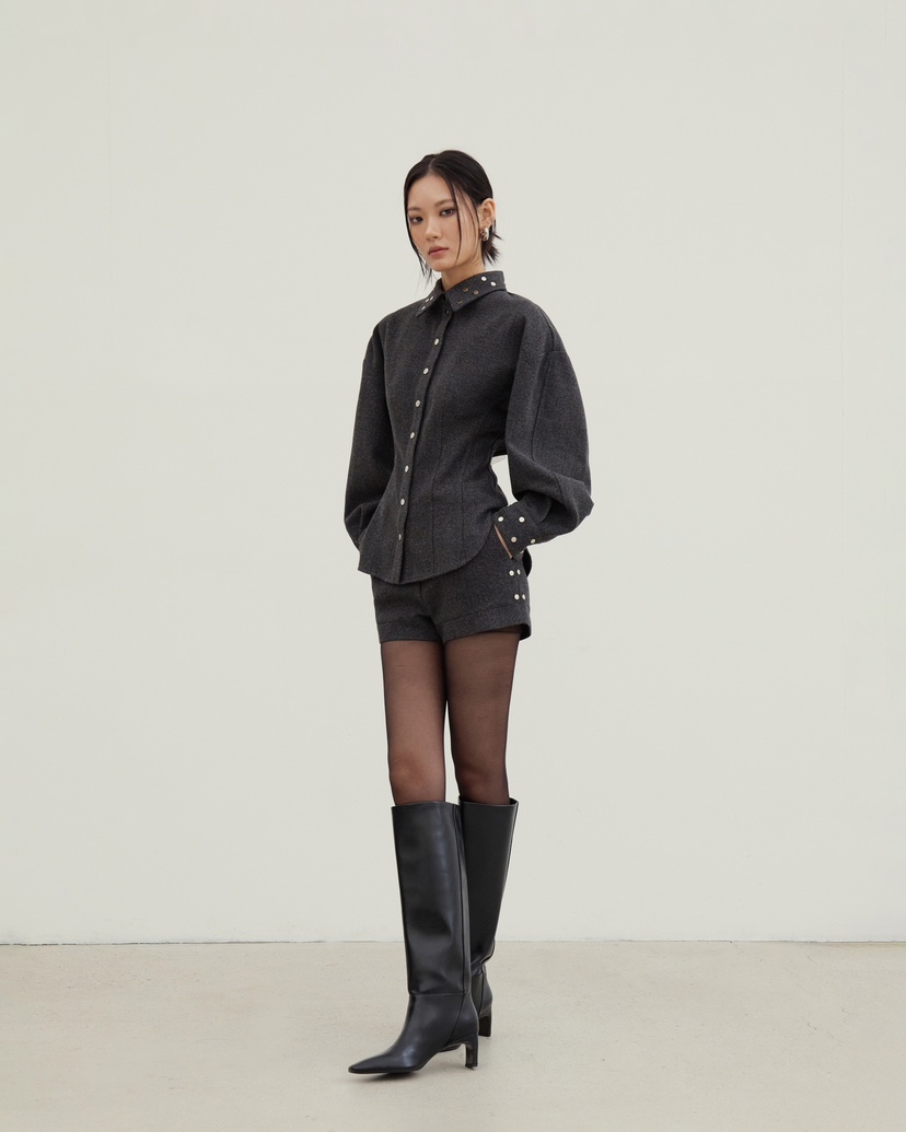 STAGE東大門㊣代購女裝新款職業時尚真品25秋冬休閑推薦短褲STAGE短褲