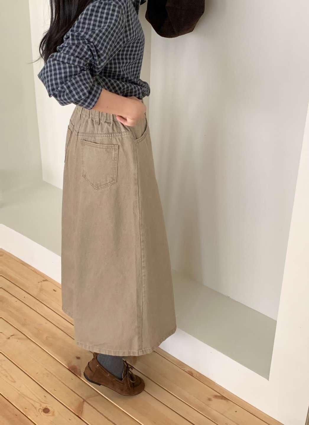 HACKER韓國直郵㊣女裝新品熱賣推薦職業人氣25秋冬時尚長裙HACKER長裙