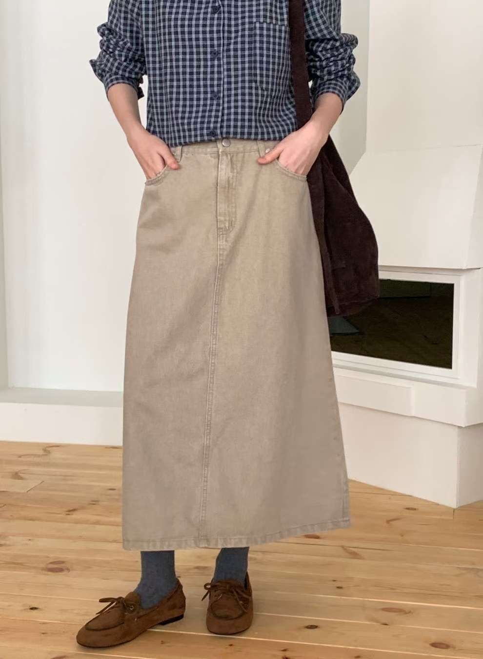 HACKER韓國直郵㊣女裝新品熱賣推薦職業人氣25秋冬時尚長裙HACKER長裙