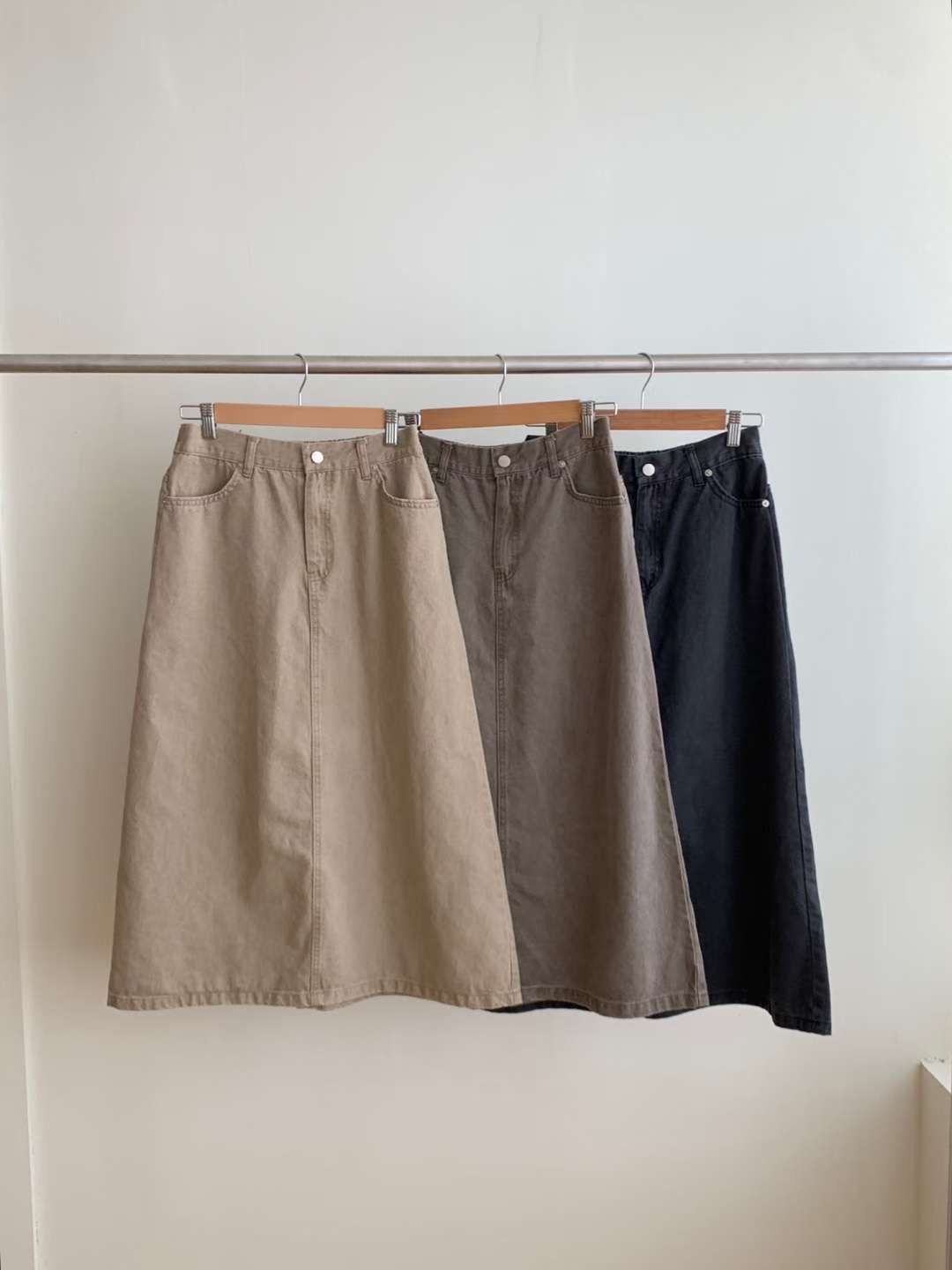 HACKER韓國直郵㊣女裝新品熱賣推薦職業人氣25秋冬時尚長裙HACKER長裙圖色3左三色