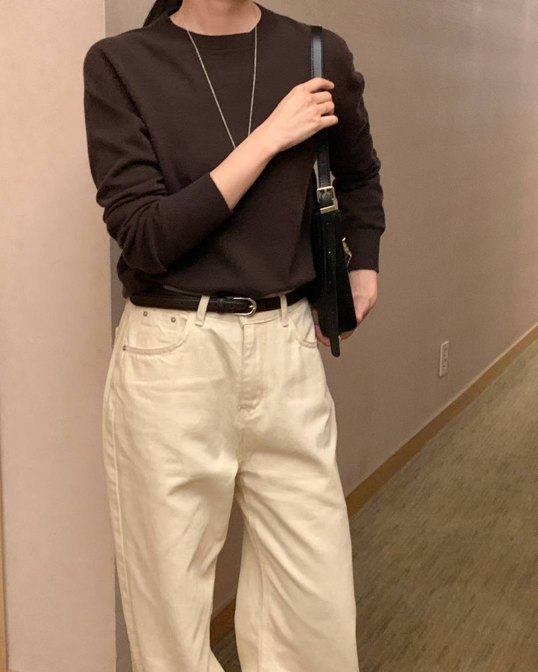 HACKER韓國直郵㊣女士新品人氣職業真品25秋冬休閑熱賣針織衫HACKER針織衫