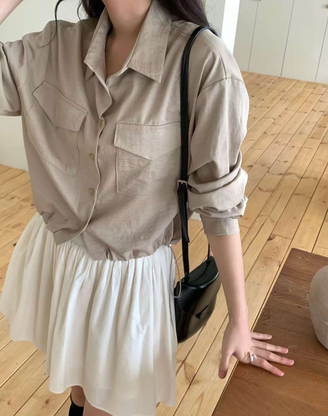 HACKER韓國代購㊣女裝新款時尚職業推薦真品熱賣襯衫蕾絲衫HACKER襯衫/蕾絲衫