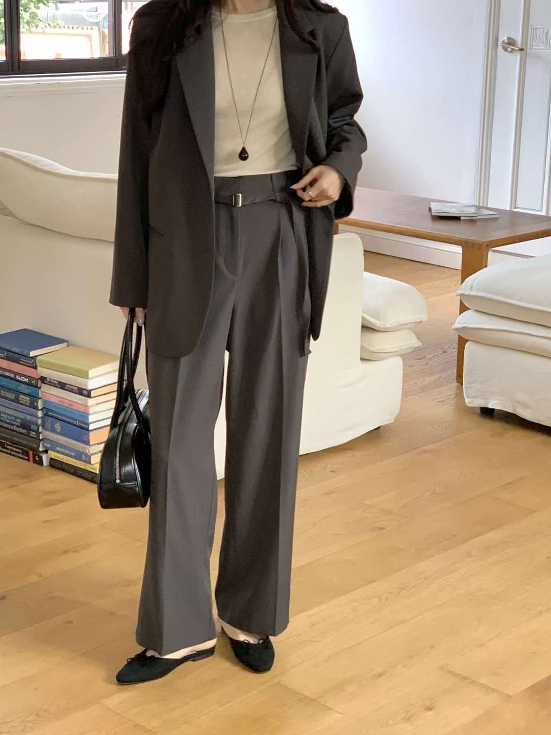 HACKER東大門㊣實拍女裝新款時尚熱賣25秋冬推薦休閑休閑褲HACKER休閑褲