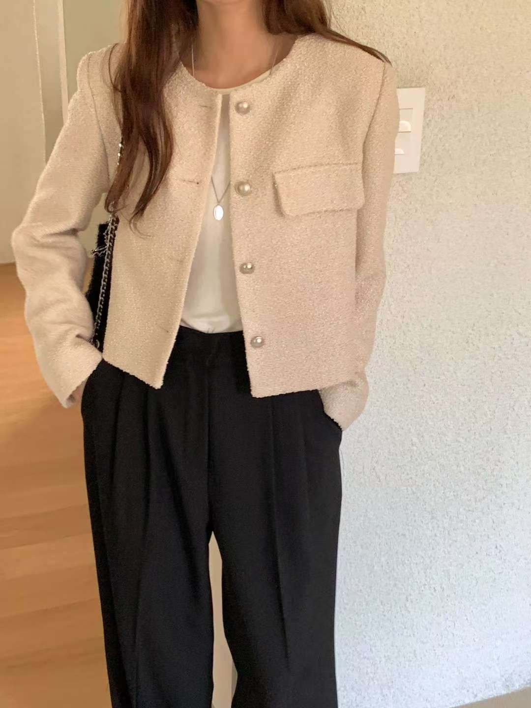 HACKER東大門㊣直郵女裝新款人氣休閑推薦職業真品熱賣夾克HACKER夾克圖色2