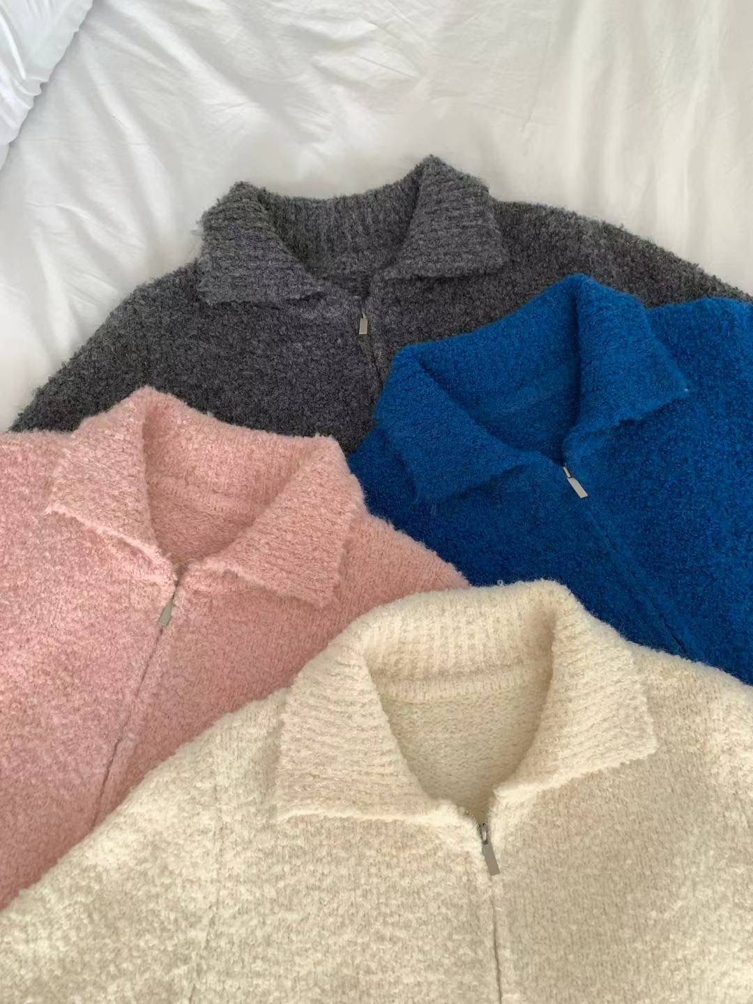 HACKER東大門㊣代購女士新品推薦時尚真品25秋冬針織衫開衫HACKER針織衫