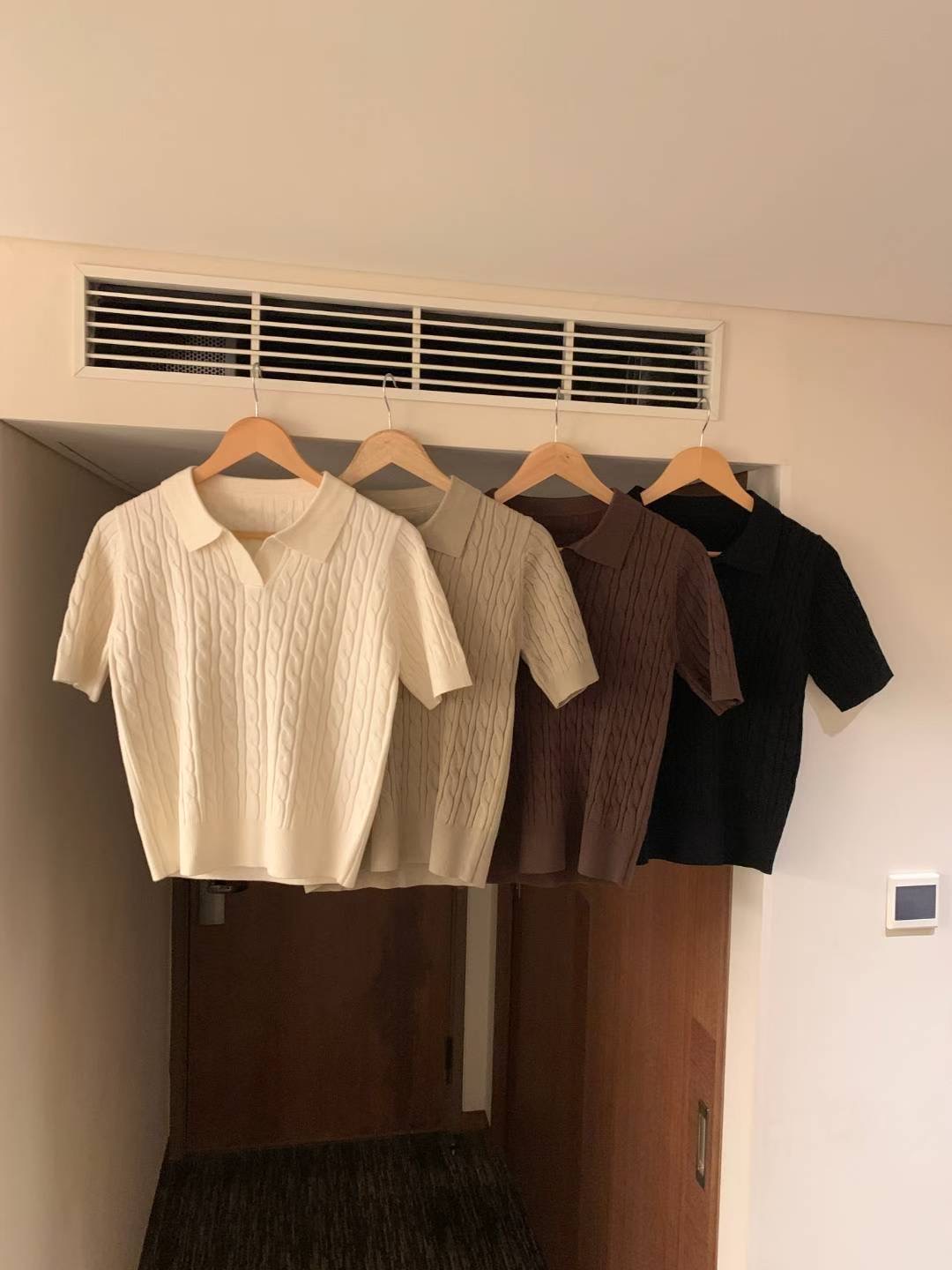 HACKER東大門㊣直郵女士新款人氣職業推薦25秋冬休閑針織衫HACKER針織衫圖色4左四色