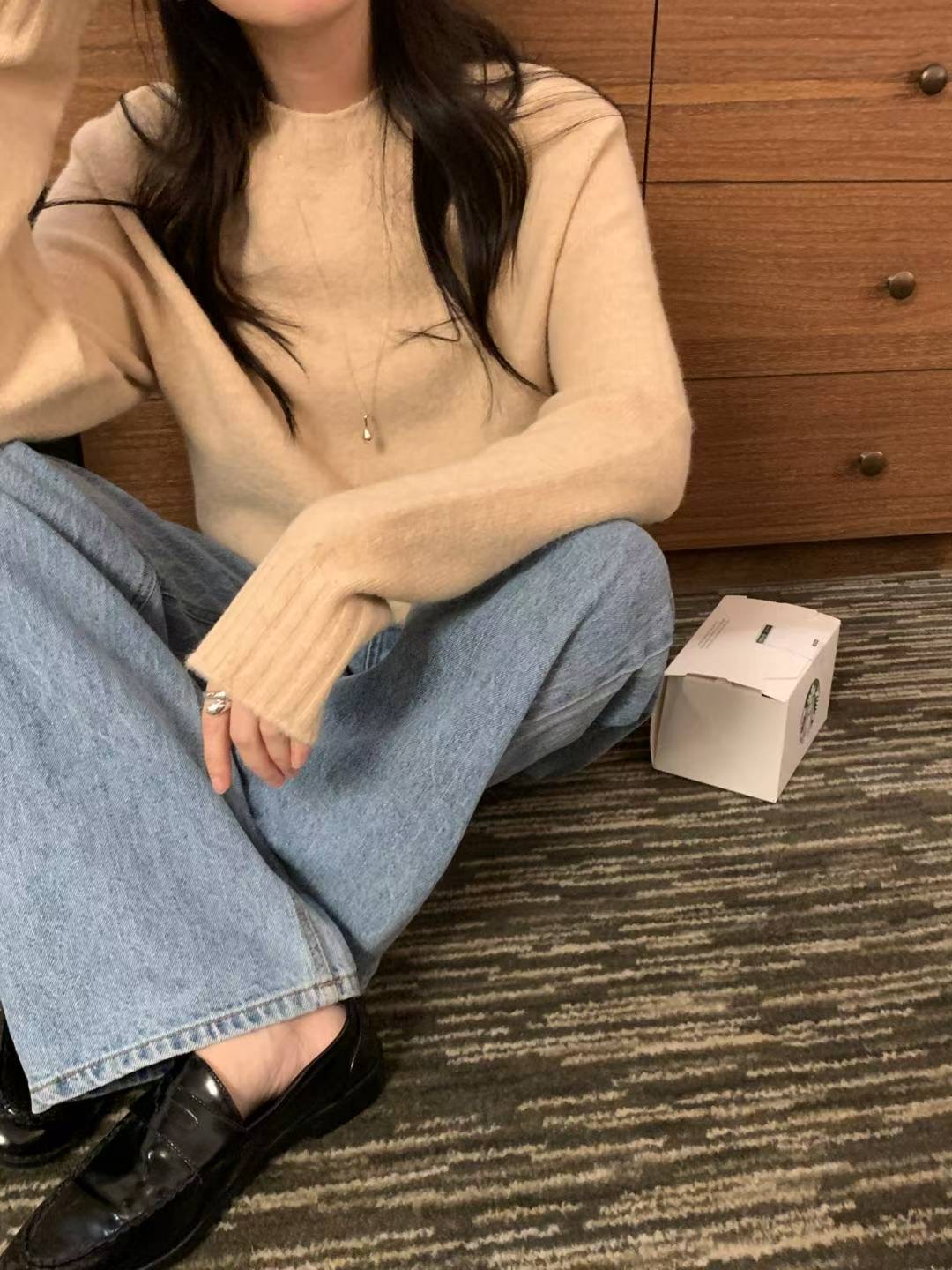 HACKER韓國直郵㊣女士新款熱賣推薦職業25秋冬時尚休閑針織衫HACKER針織衫