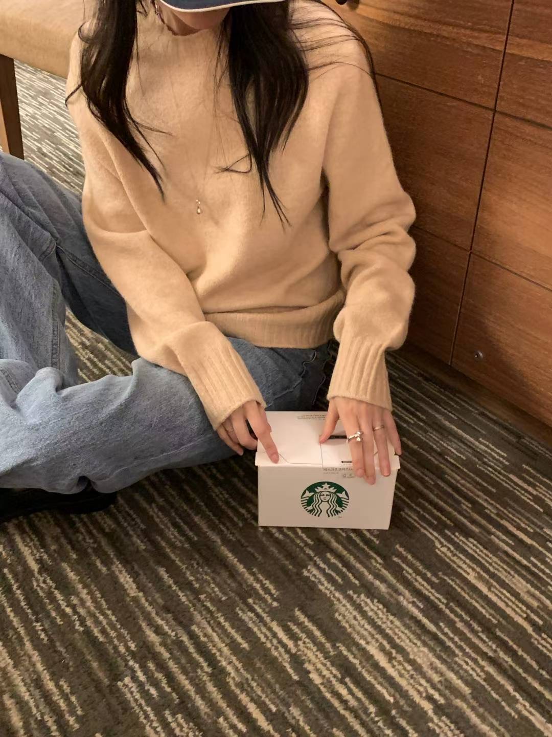 HACKER韓國直郵㊣女士新款熱賣推薦職業25秋冬時尚休閑針織衫HACKER針織衫